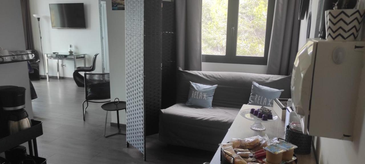 קארי-לה-רואה Grand Studio Terrasse De Standing, Pleine Vue Village Et Mer מראה חיצוני תמונה